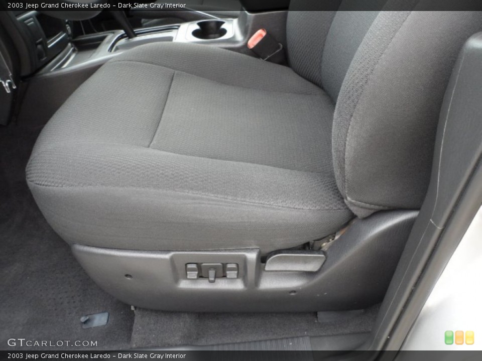 Dark Slate Gray Interior Front Seat for the 2003 Jeep Grand Cherokee Laredo #65217754