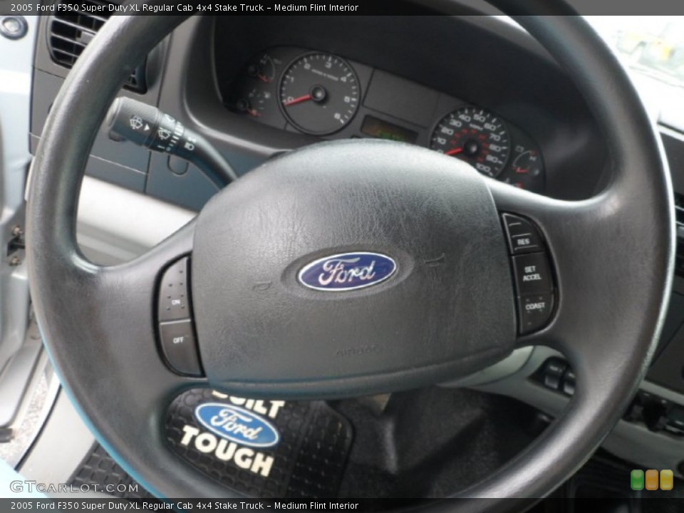 Medium Flint Interior Steering Wheel for the 2005 Ford F350 Super Duty XL Regular Cab 4x4 Stake Truck #65220262