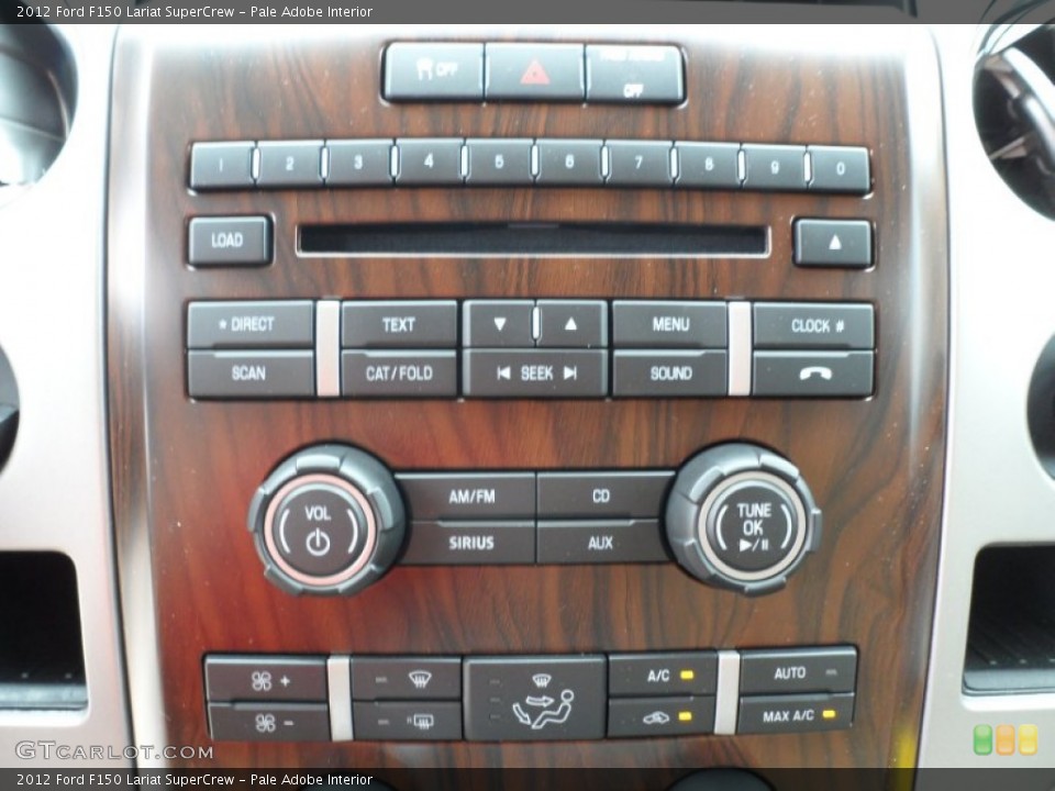 Pale Adobe Interior Controls for the 2012 Ford F150 Lariat SuperCrew #65220544