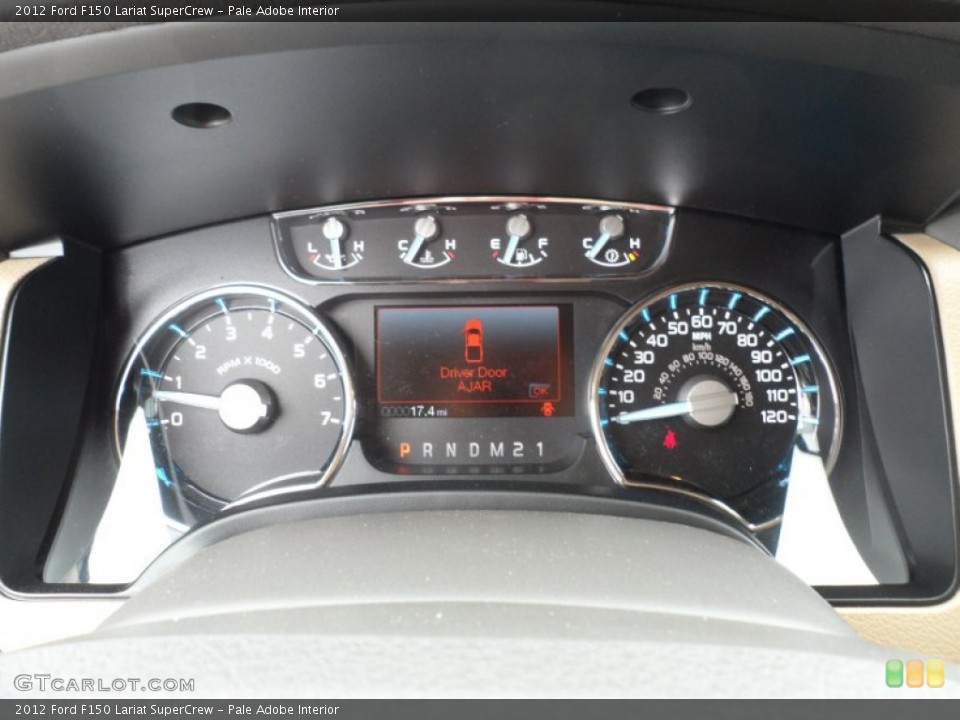 Pale Adobe Interior Gauges for the 2012 Ford F150 Lariat SuperCrew #65220568