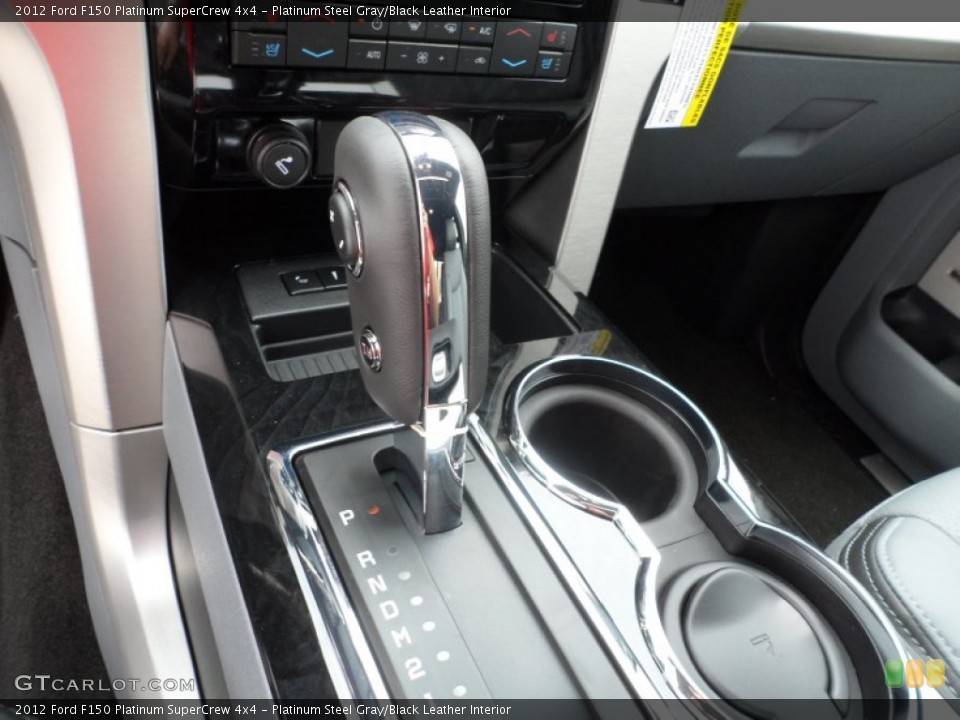 Platinum Steel Gray/Black Leather Interior Transmission for the 2012 Ford F150 Platinum SuperCrew 4x4 #65221180