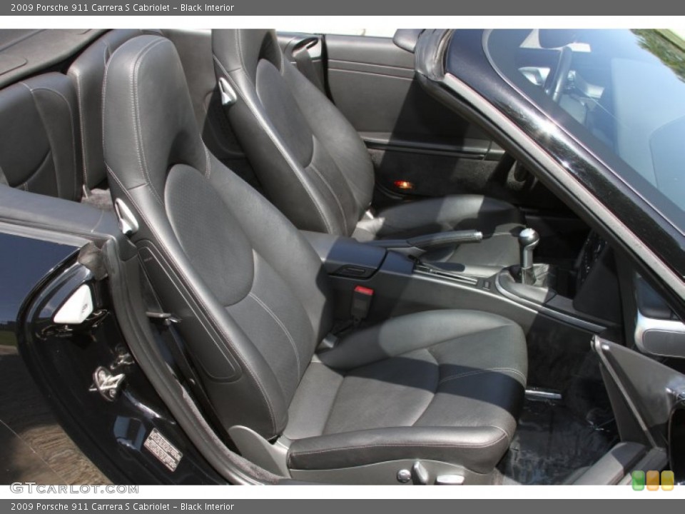 Black Interior Photo for the 2009 Porsche 911 Carrera S Cabriolet #65223376