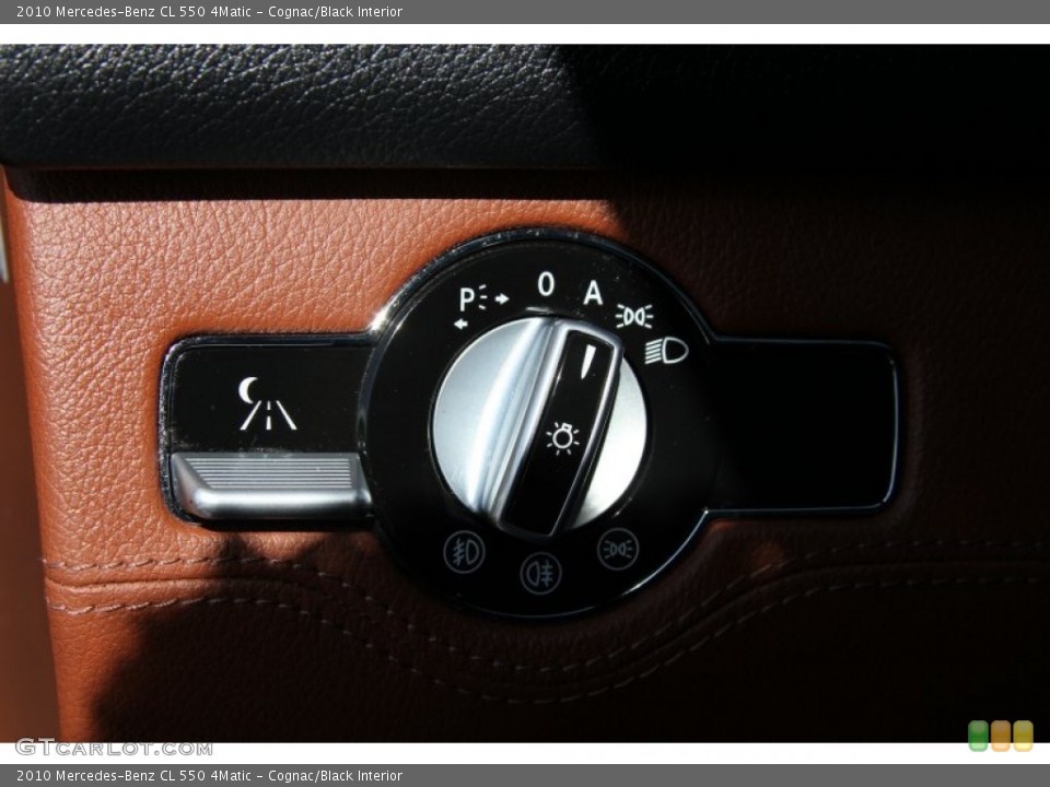 Cognac/Black Interior Controls for the 2010 Mercedes-Benz CL 550 4Matic #65223886