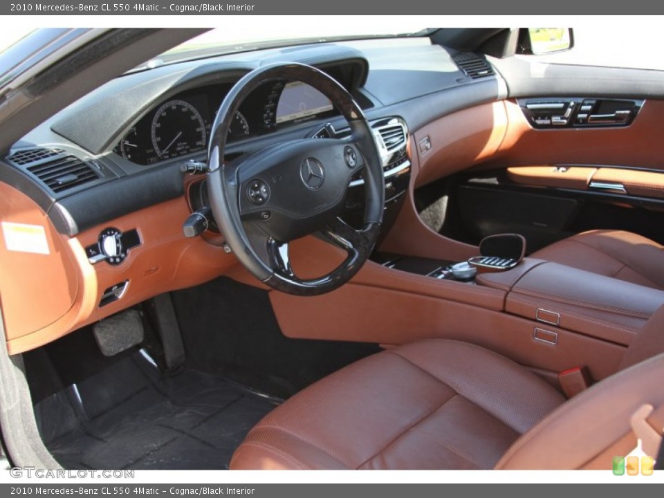 Cognac/Black Interior Photo for the 2010 Mercedes-Benz CL 550 4Matic #65223922