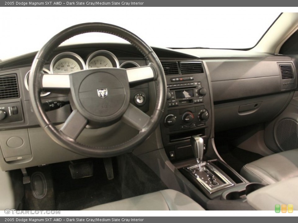 Dark Slate Gray/Medium Slate Gray Interior Dashboard for the 2005 Dodge Magnum SXT AWD #65224279