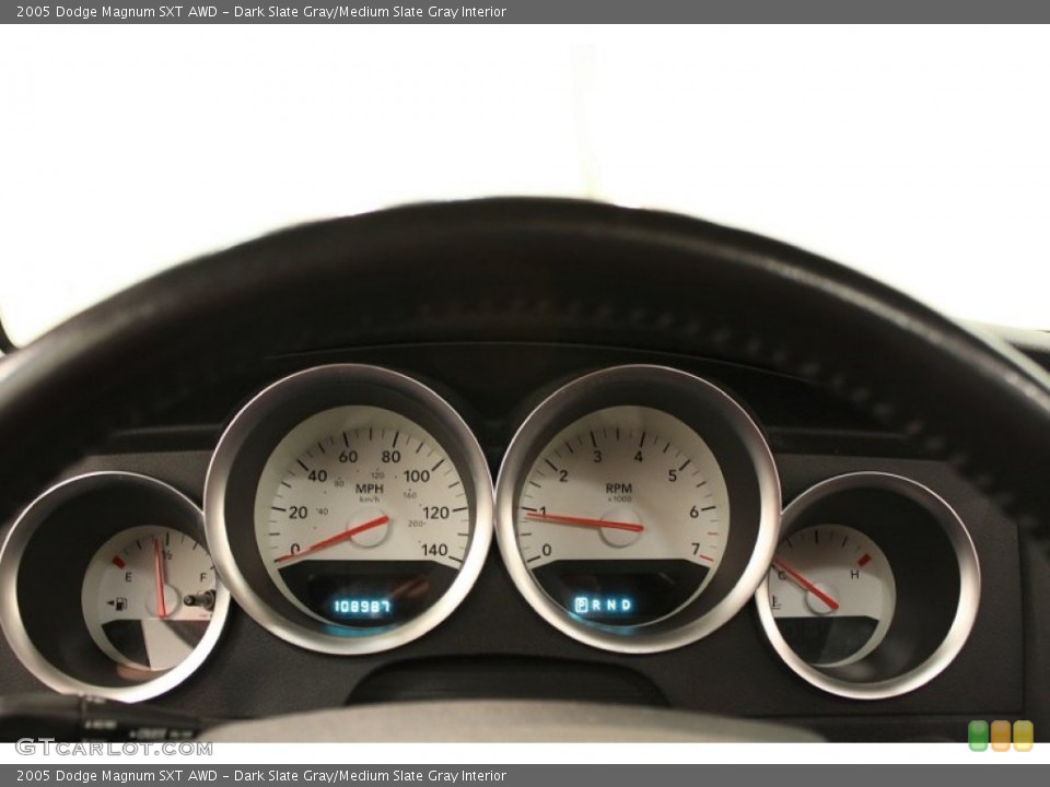 Dark Slate Gray/Medium Slate Gray Interior Gauges for the 2005 Dodge Magnum SXT AWD #65224291