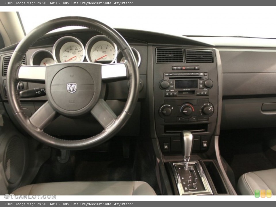 Dark Slate Gray/Medium Slate Gray Interior Dashboard for the 2005 Dodge Magnum SXT AWD #65224342