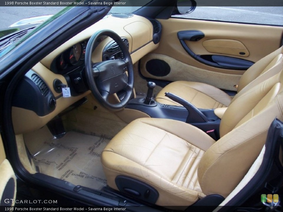 Savanna Beige Interior Prime Interior for the 1998 Porsche Boxster  #65231564
