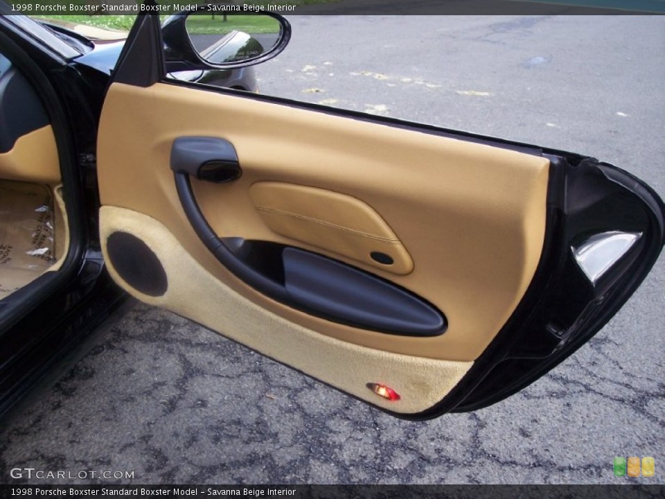 Savanna Beige Interior Door Panel for the 1998 Porsche Boxster  #65231651
