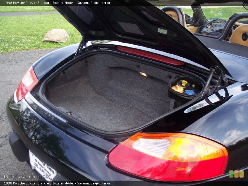 Savanna Beige Interior Trunk for the 1998 Porsche Boxster  #65231678