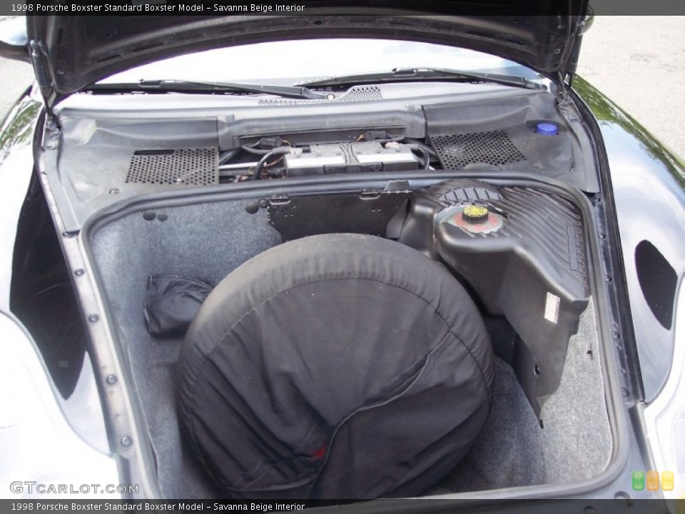 Savanna Beige Interior Trunk for the 1998 Porsche Boxster  #65231687
