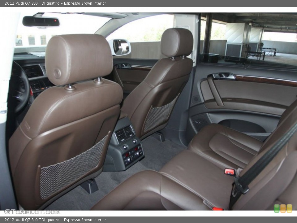 Espresso Brown Interior Photo for the 2012 Audi Q7 3.0 TDI quattro #65236352