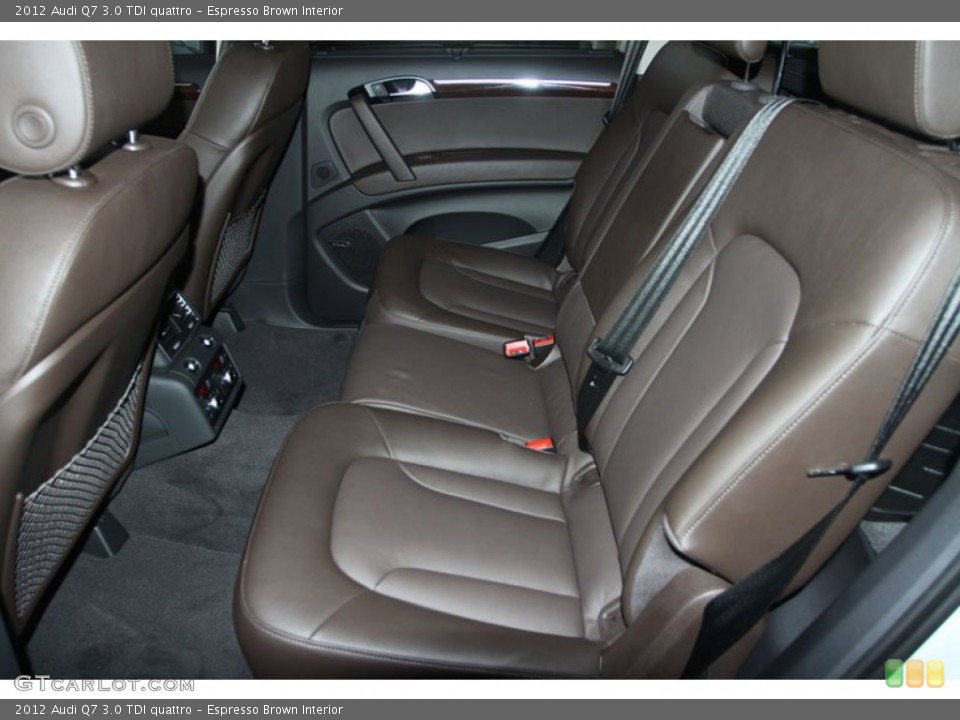 Espresso Brown Interior Photo for the 2012 Audi Q7 3.0 TDI quattro #65236361