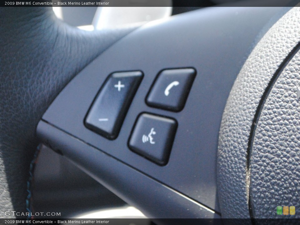 Black Merino Leather Interior Controls for the 2009 BMW M6 Convertible #65237933
