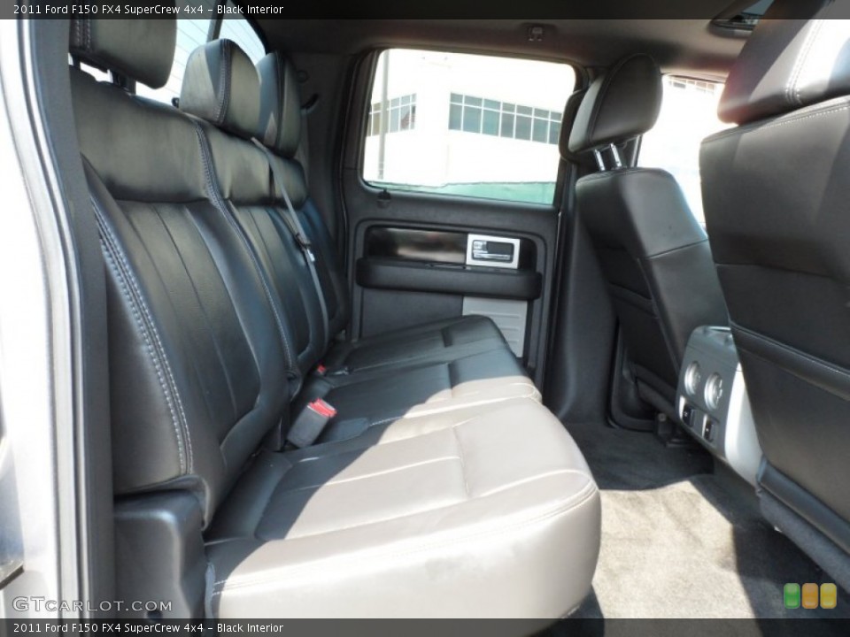 Black Interior Photo for the 2011 Ford F150 FX4 SuperCrew 4x4 #65239004