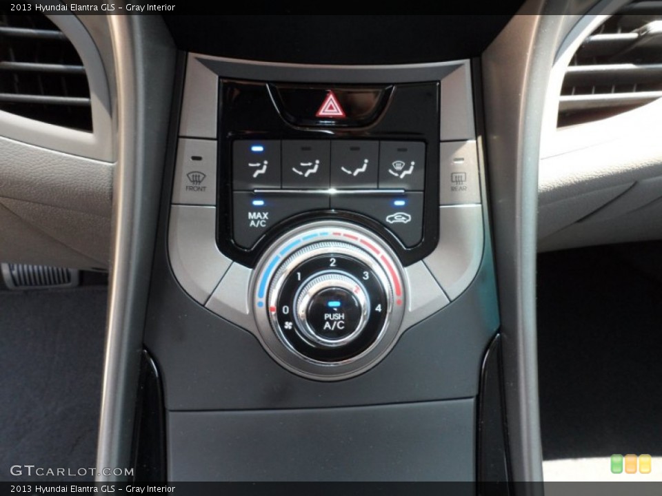 Gray Interior Controls for the 2013 Hyundai Elantra GLS #65243606