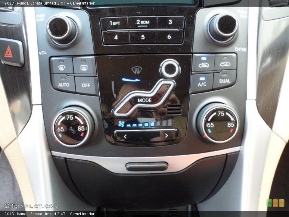 Camel Interior Controls for the 2013 Hyundai Sonata Limited 2.0T #65245694