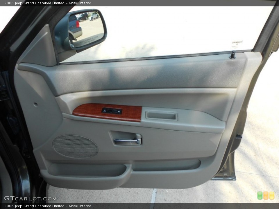 Khaki Interior Door Panel for the 2006 Jeep Grand Cherokee Limited #65247512