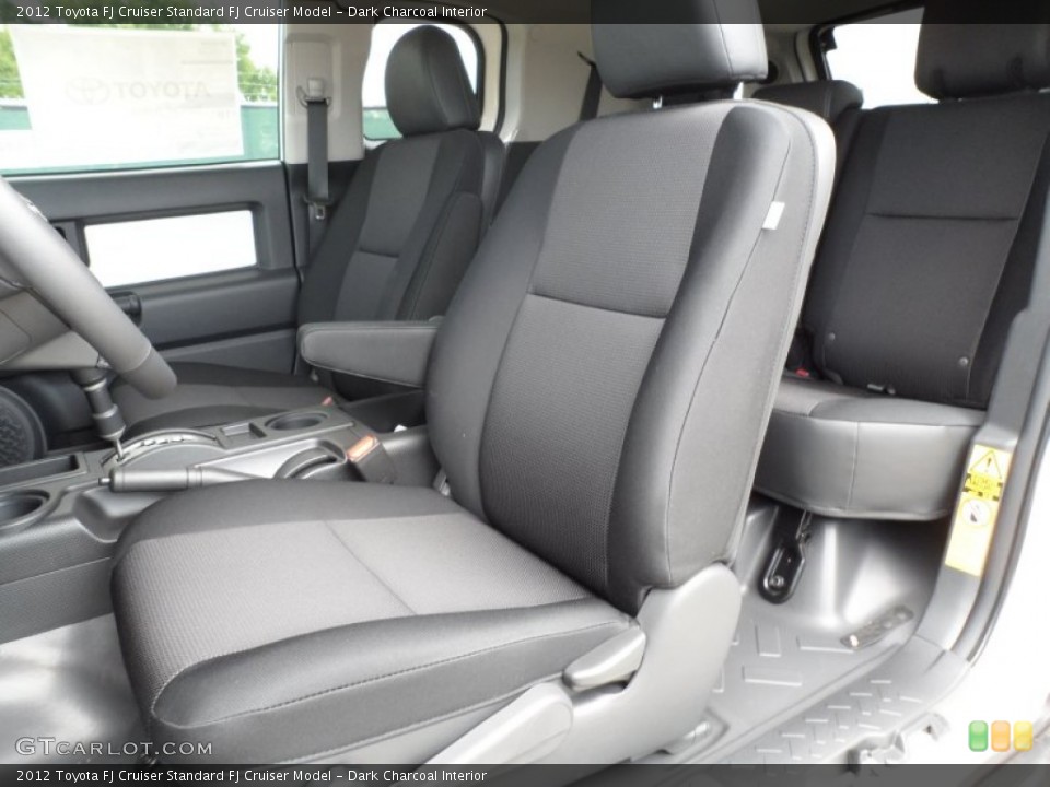 Dark Charcoal Interior Front Seat for the 2012 Toyota FJ Cruiser  #65250551