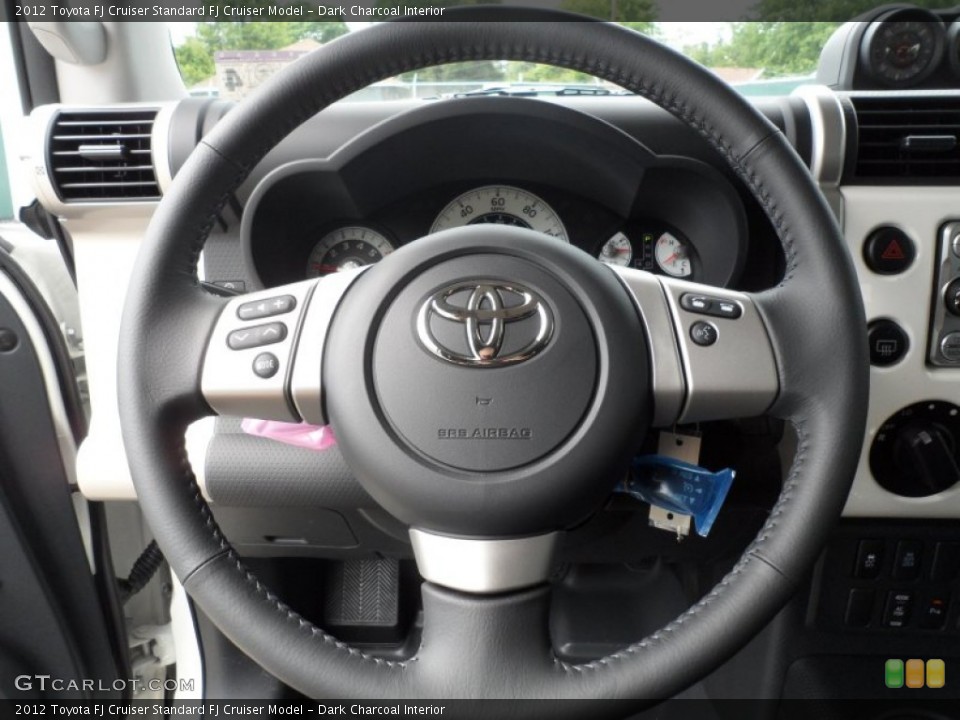 Dark Charcoal Interior Steering Wheel for the 2012 Toyota FJ Cruiser  #65250602