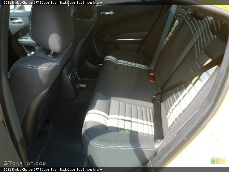 Black/Super Bee Stripes Interior Photo for the 2012 Dodge Charger SRT8 Super Bee #65254220