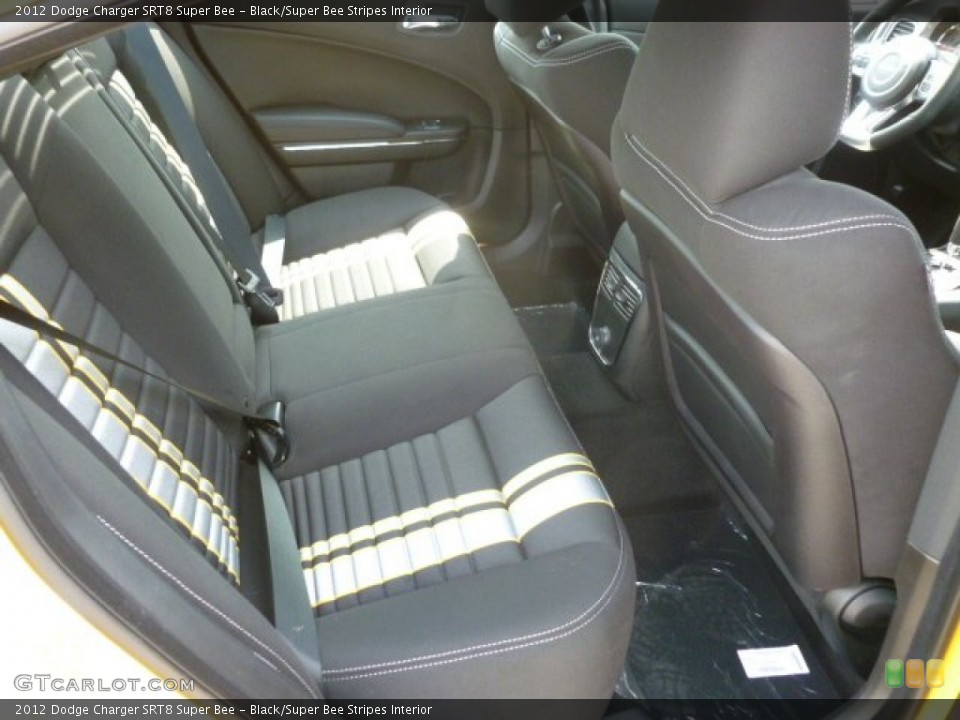Black/Super Bee Stripes Interior Photo for the 2012 Dodge Charger SRT8 Super Bee #65254241