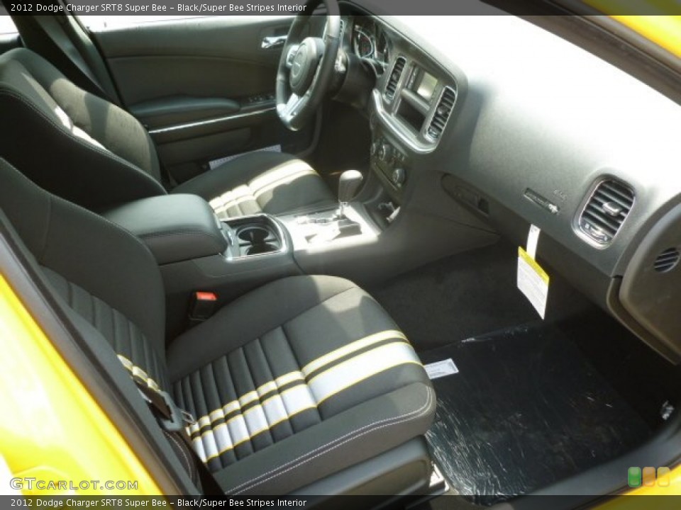Black/Super Bee Stripes Interior Photo for the 2012 Dodge Charger SRT8 Super Bee #65254271