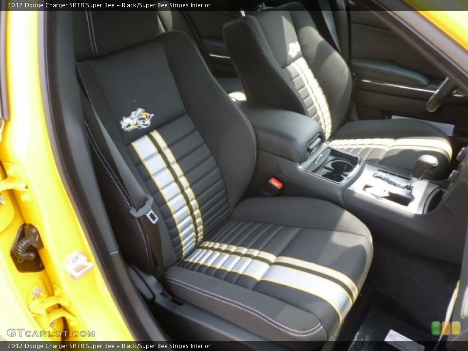 Black/Super Bee Stripes Interior Photo for the 2012 Dodge Charger SRT8 Super Bee #65254292