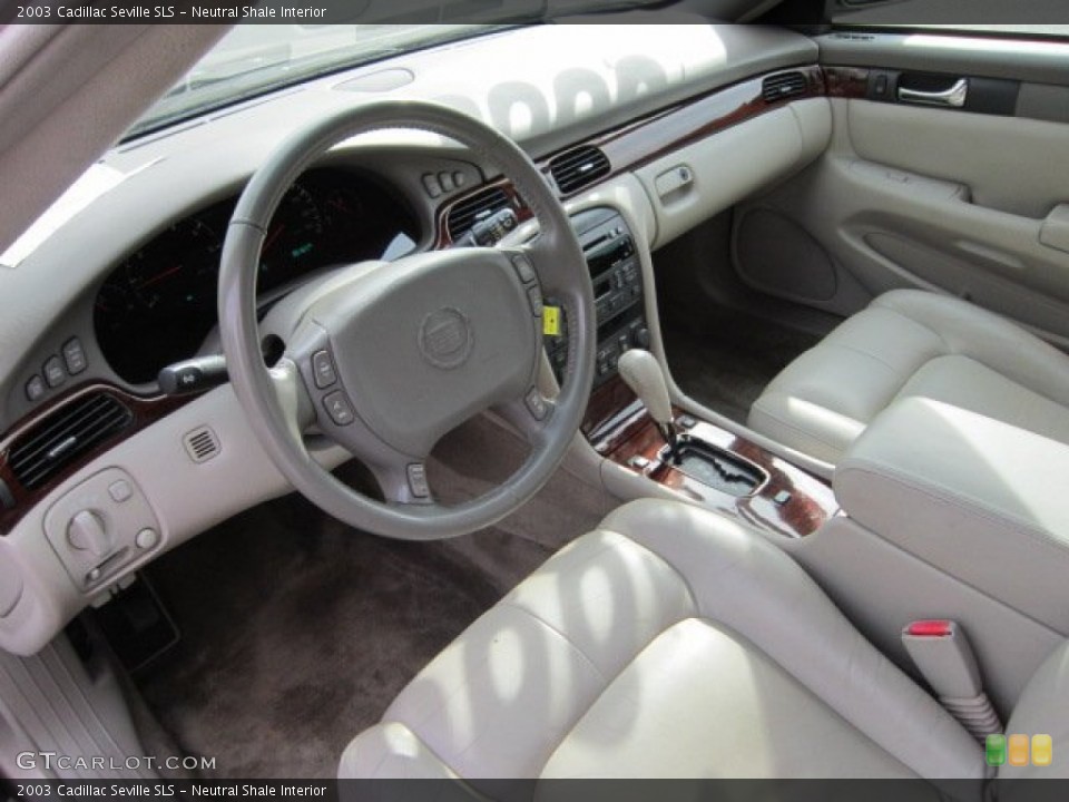 Neutral Shale 2003 Cadillac Seville Interiors