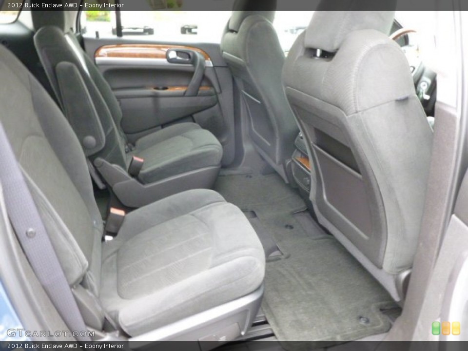 Ebony Interior Photo for the 2012 Buick Enclave AWD #65254698