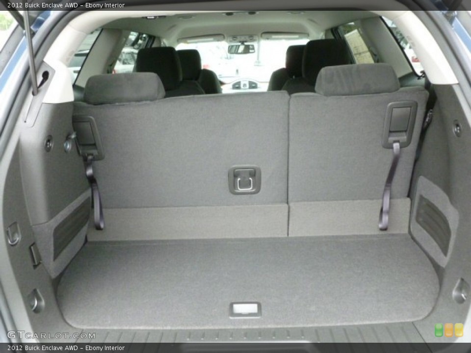 Ebony Interior Trunk for the 2012 Buick Enclave AWD #65254706