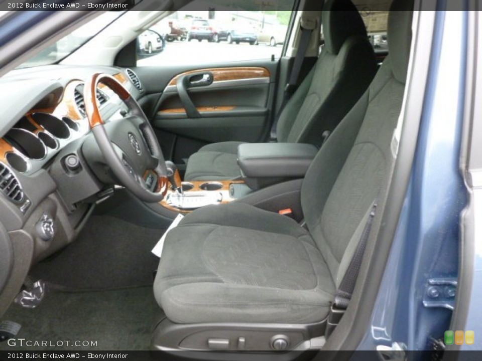 Ebony Interior Photo for the 2012 Buick Enclave AWD #65254733