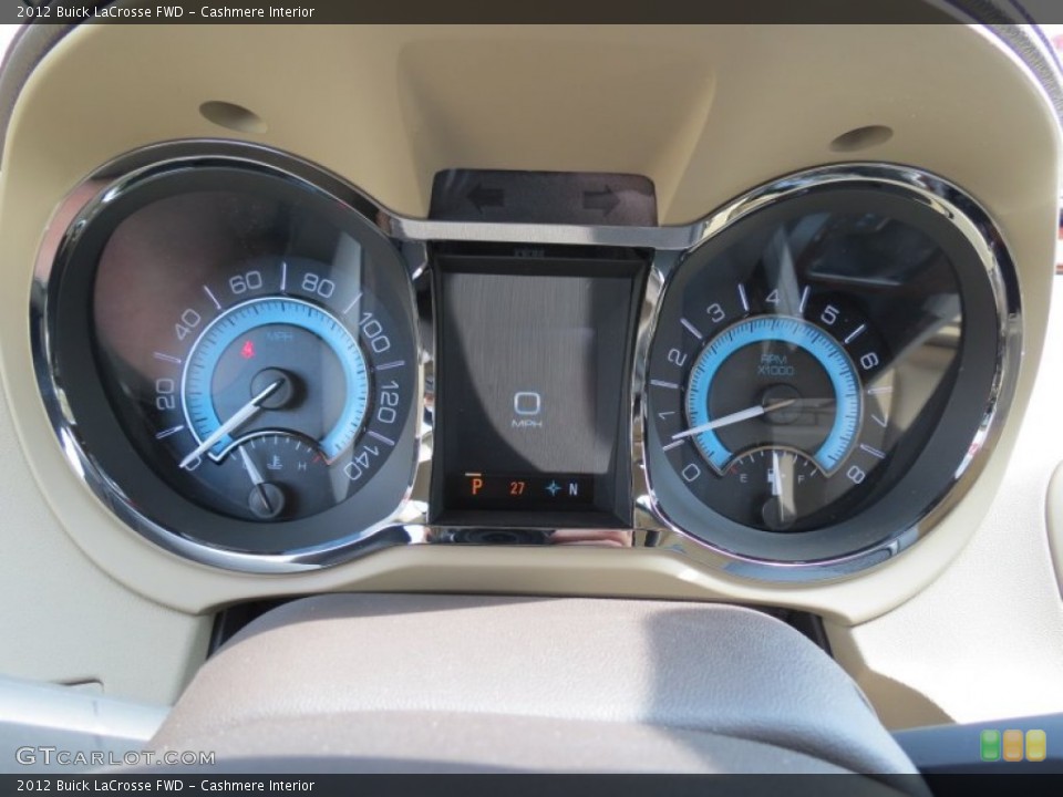 Cashmere Interior Gauges for the 2012 Buick LaCrosse FWD #65256155