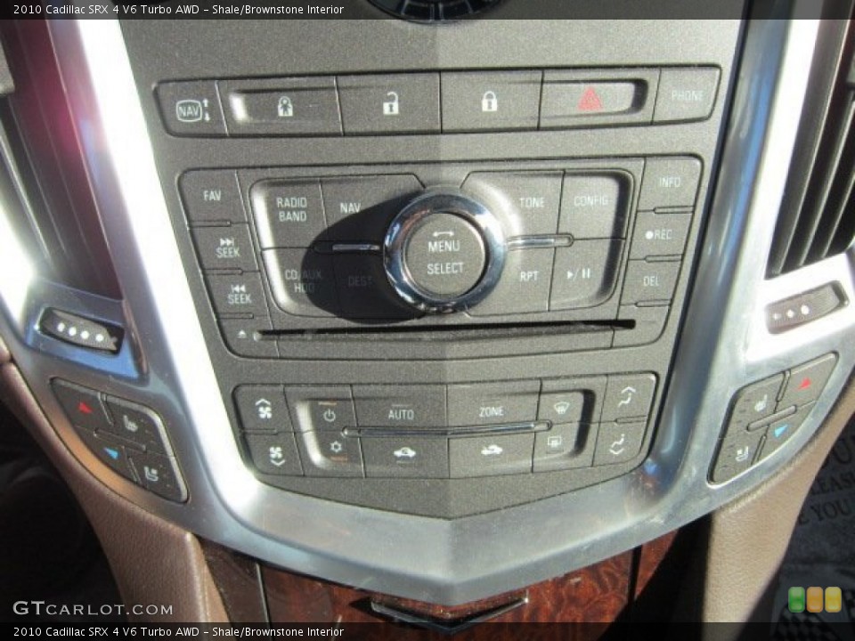 Shale/Brownstone Interior Controls for the 2010 Cadillac SRX 4 V6 Turbo AWD #65256695