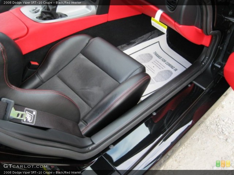 Black/Red Interior Photo for the 2008 Dodge Viper SRT-10 Coupe #65263859