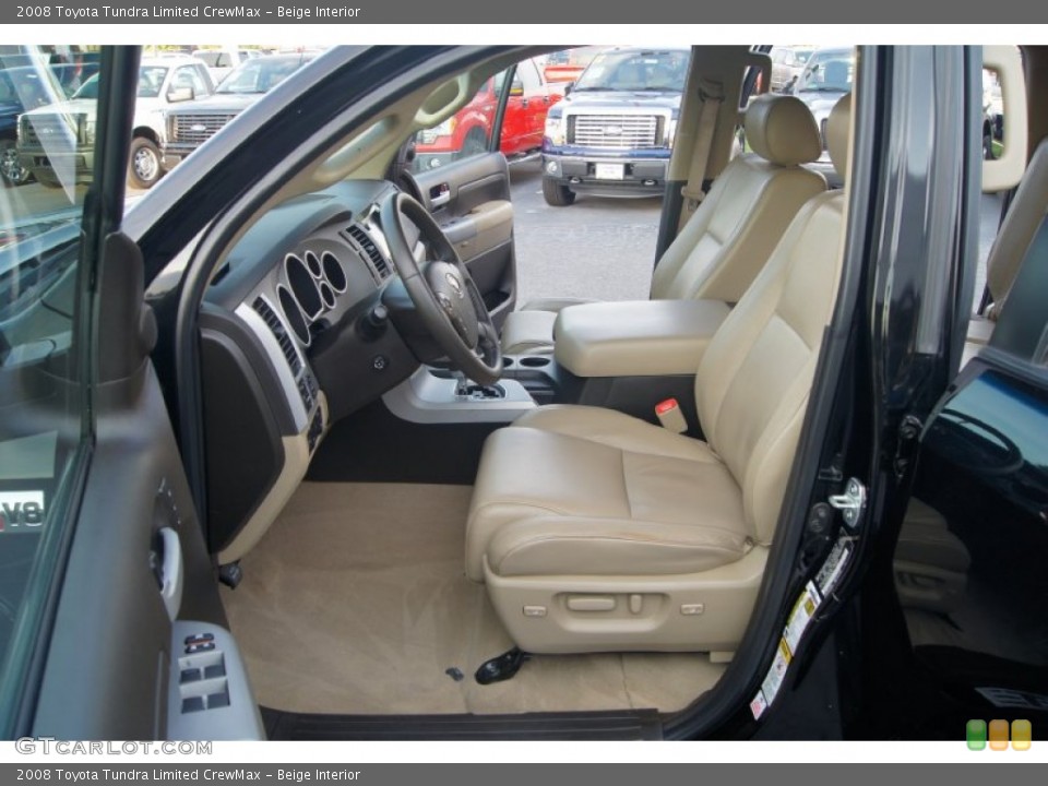 Beige Interior Photo for the 2008 Toyota Tundra Limited CrewMax #65264774