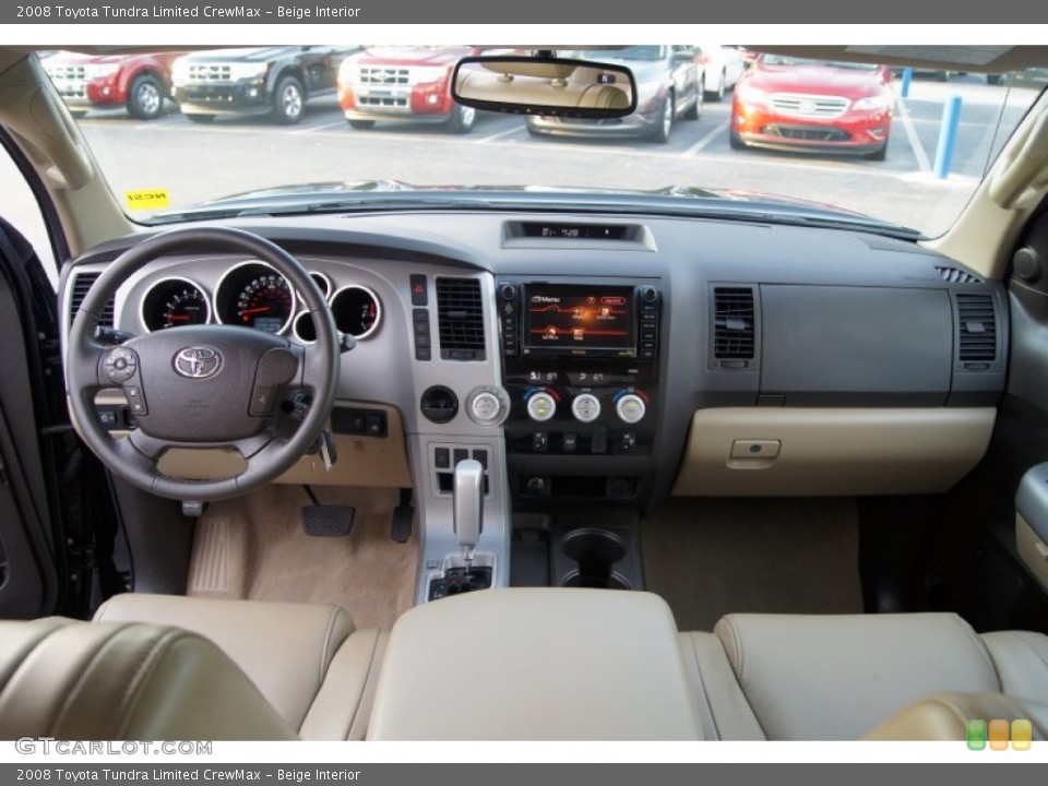 Beige Interior Dashboard for the 2008 Toyota Tundra Limited CrewMax #65264942