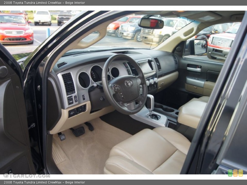 Beige Interior Photo for the 2008 Toyota Tundra Limited CrewMax #65264978