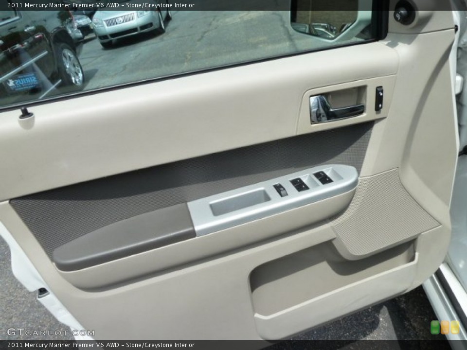 Stone/Greystone Interior Door Panel for the 2011 Mercury Mariner Premier V6 AWD #65266385