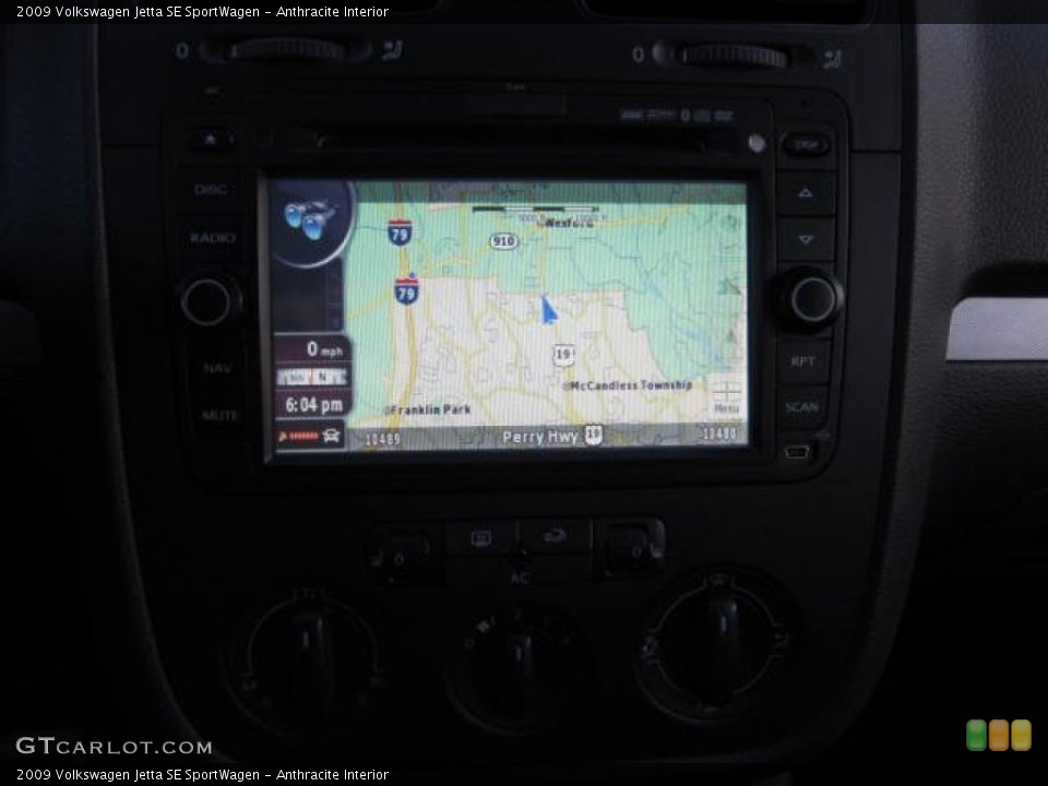 Anthracite Interior Navigation for the 2009 Volkswagen Jetta SE SportWagen #65267096
