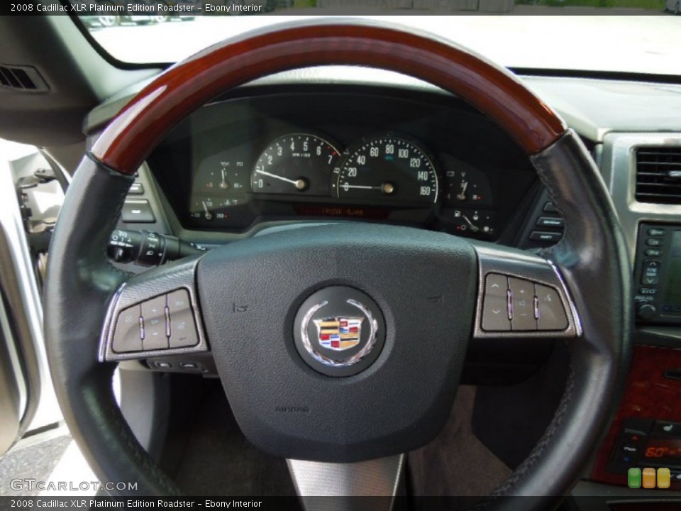 Ebony Interior Steering Wheel for the 2008 Cadillac XLR Platinum Edition Roadster #65279117