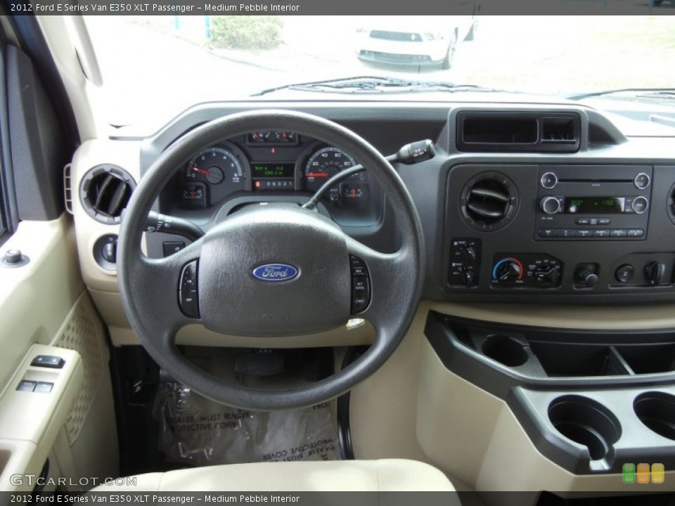 Medium Pebble Interior Dashboard for the 2012 Ford E Series Van E350 XLT Passenger #65281484