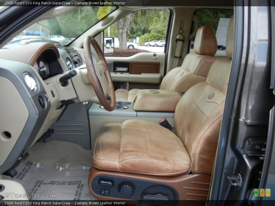 Castano Brown Leather Interior Photo for the 2006 Ford F150 King Ranch SuperCrew #65282732