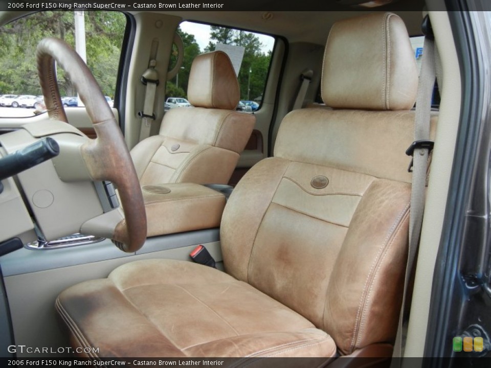 Castano Brown Leather Interior Photo for the 2006 Ford F150 King Ranch SuperCrew #65282741