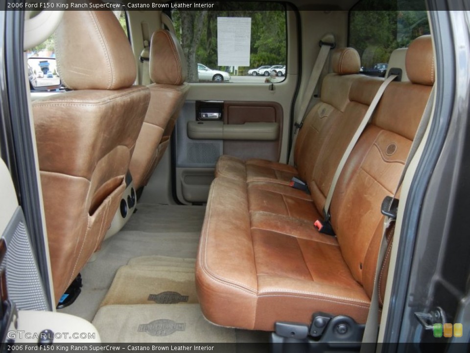 Castano Brown Leather Interior Photo for the 2006 Ford F150 King Ranch SuperCrew #65282759
