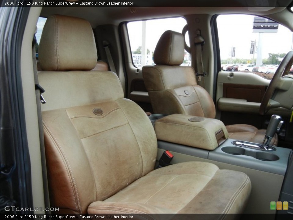 Castano Brown Leather Interior Photo for the 2006 Ford F150 King Ranch SuperCrew #65282786