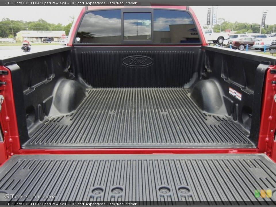 FX Sport Appearance Black/Red Interior Trunk for the 2012 Ford F150 FX4 SuperCrew 4x4 #65283827