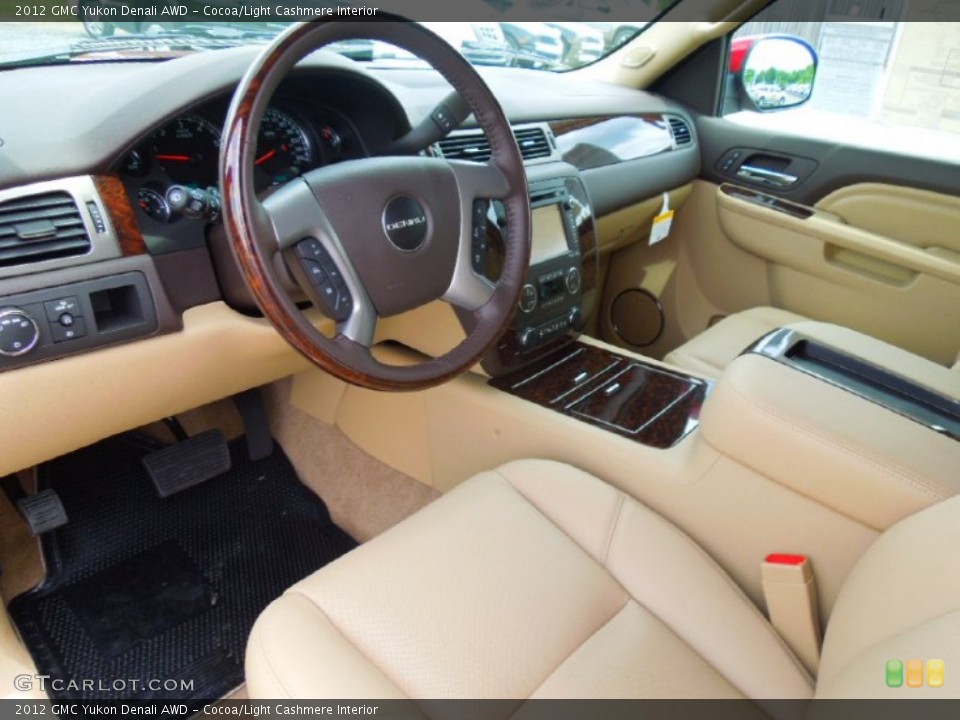 Cocoa/Light Cashmere Interior Photo for the 2012 GMC Yukon Denali AWD #65283833