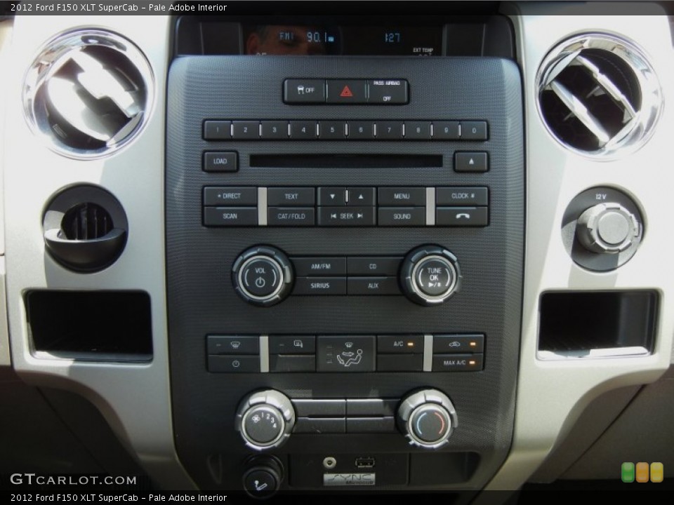 Pale Adobe Interior Controls for the 2012 Ford F150 XLT SuperCab #65284265