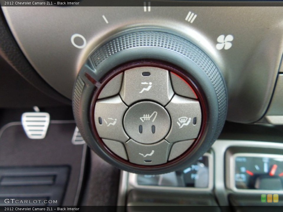 Black Interior Controls for the 2012 Chevrolet Camaro ZL1 #65285567